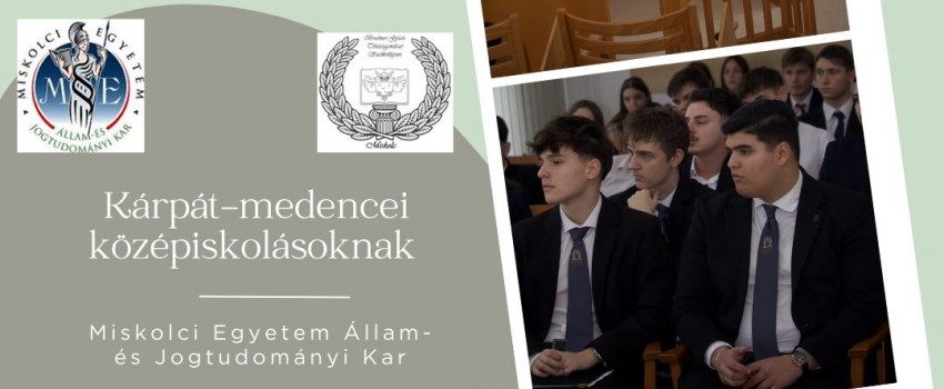 I. Jogtörténeti Jogesetmegoldó Verseny Kárpát-medencei Középiskolásoknak